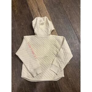 New Girls Carhartt 4T Quilted Hooded Sweatshirt for Kids